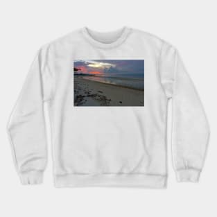 Sunset Colors Bathe Siquijor Beach Crewneck Sweatshirt